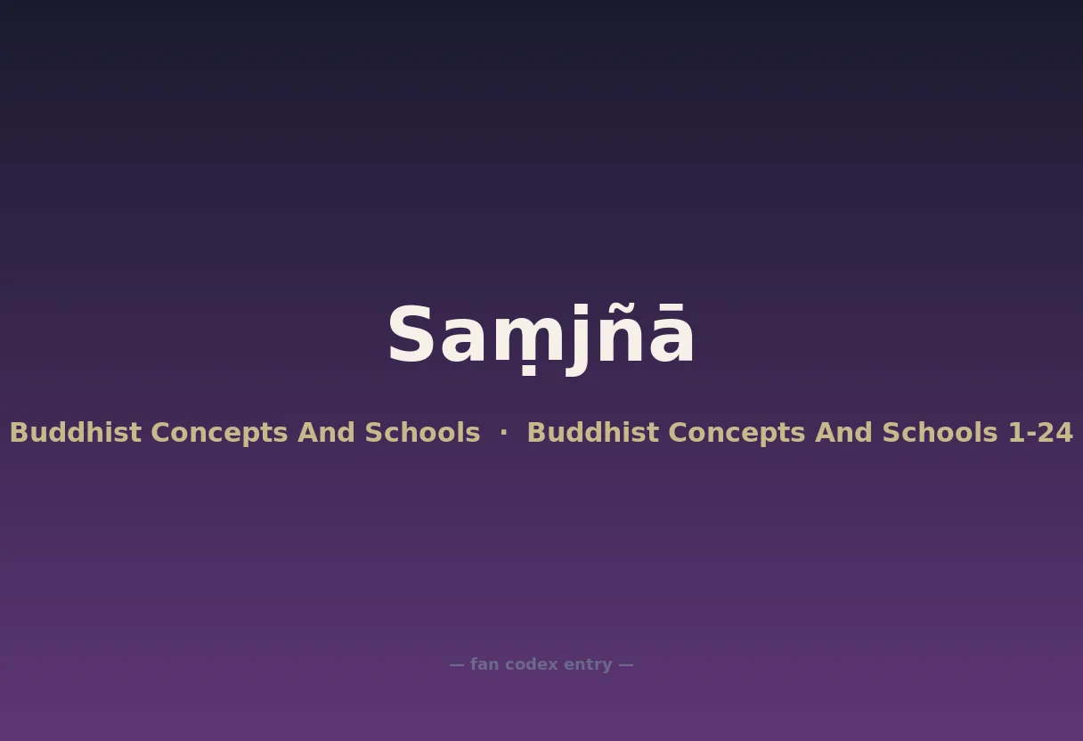 Saṃjñā