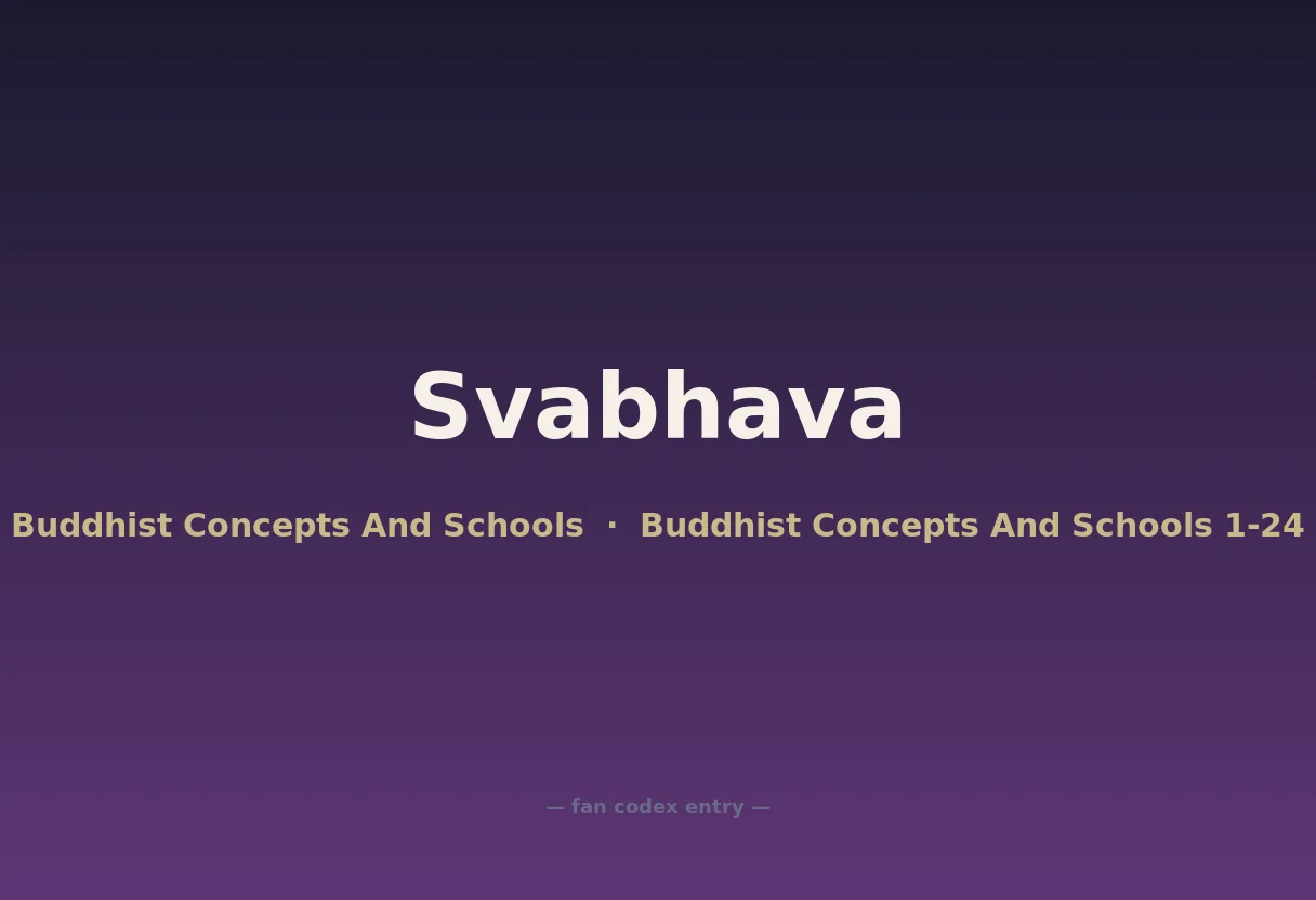 Svabhava